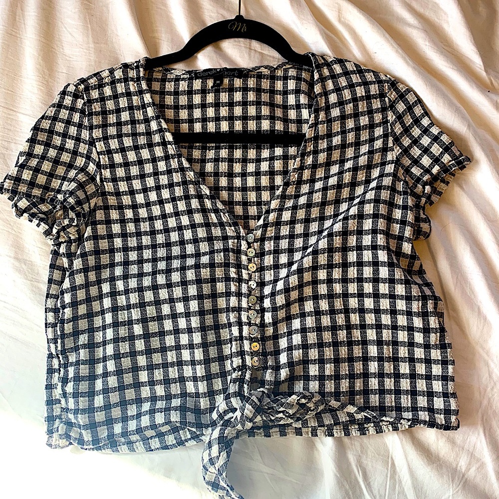 Plaid blouse